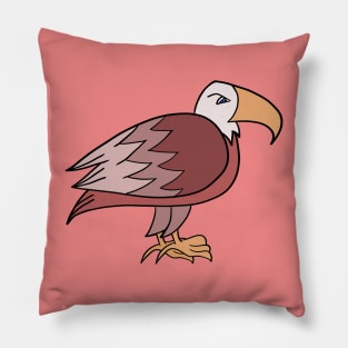 An angry eagle Pillow