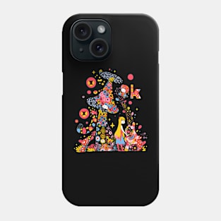 Playful Palette Parade (Black) Phone Case