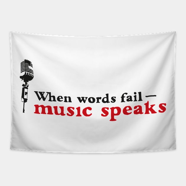 When words fail - music speaks Tapestry by nektarinchen