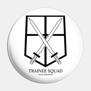 attack on titan logo trainee squad Pin