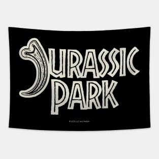 Jurassic Park Raptor Claw Logo Tapestry