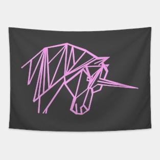 pink unicorn Tapestry