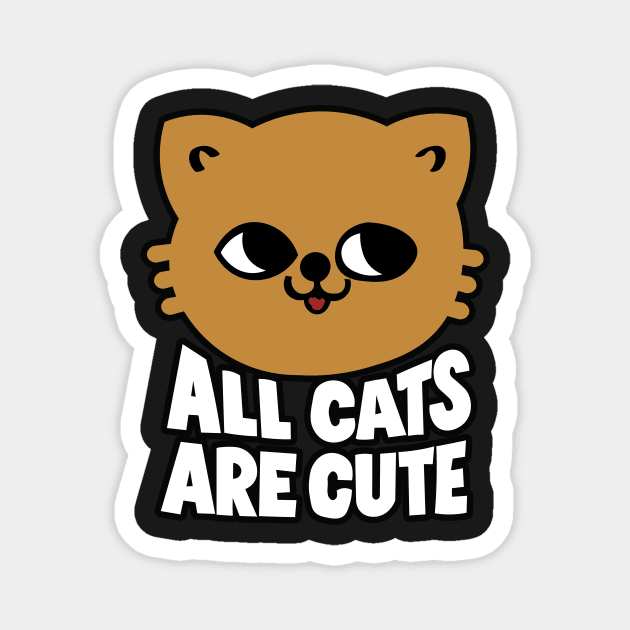 All cats are Cute Magnet by lounesartdessin