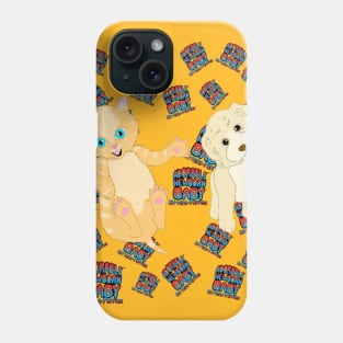 ADORABLE NEWBORN BABY KITTENS & PUPPIES Phone Case