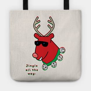 Red Rudolf Tote