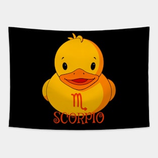 Scorpio Rubber Duck Tapestry