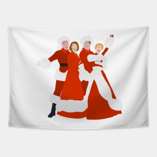 White Christmas Tapestry