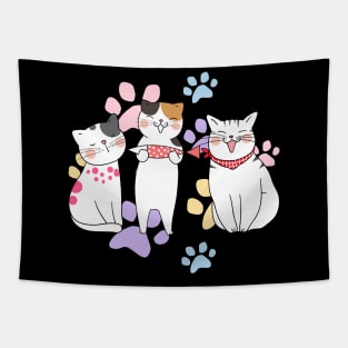 puppy cat Tapestry