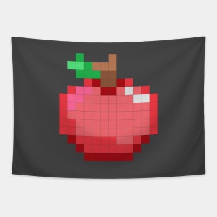 red pixel apples are good for you Tapestry