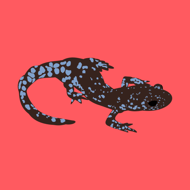 Blue Spotted Salamander by stargatedalek