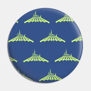 Space Mountain Pattern Pin