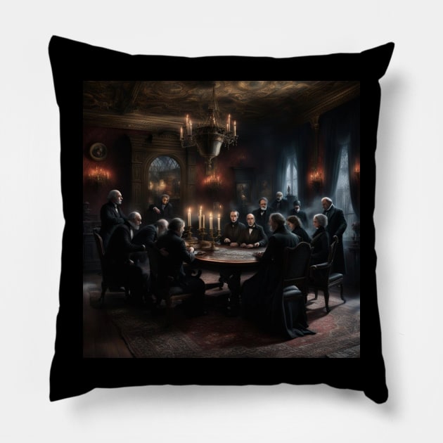 Victorian Seance Pillow by Haunted History Chronicles