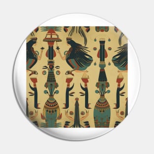 Ancient Egyptian Pattern 6 Pin