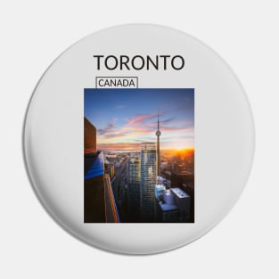 Toronto Ontario Canada Skyline Cityscape Gift for Canadian Canada Day Present Souvenir T-shirt Hoodie Apparel Mug Notebook Tote Pillow Sticker Magnet Pin