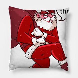 I do it for the ho's - Santa's Vibes Pillow