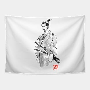 disappointed samurai Tapestry