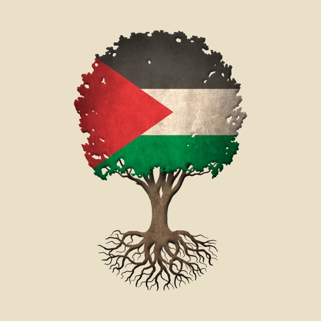 Tree of Life with Palestinian Flag by jeffbartels