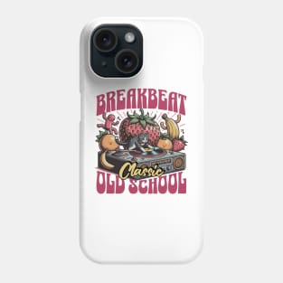 BREAKBEAT  - Cat Dj Fruit Platter (Strawberry) Phone Case