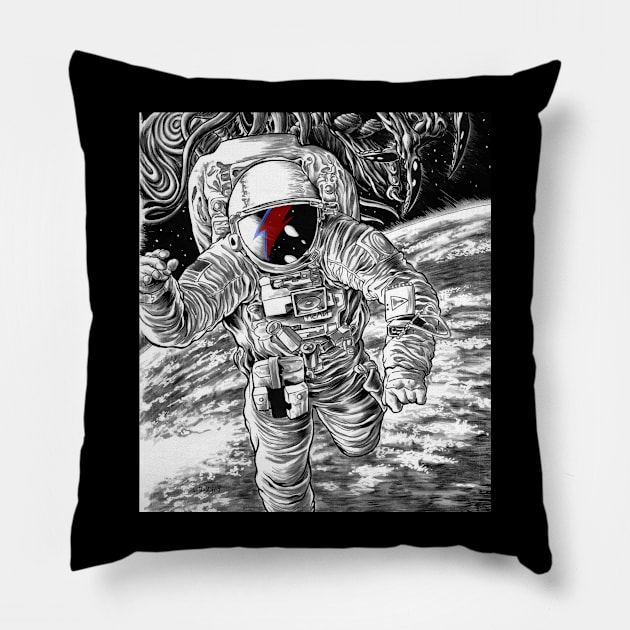 Space Cthulhu Pillow by MontisEcho