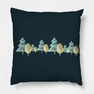 Tree lover line pattern Pillow