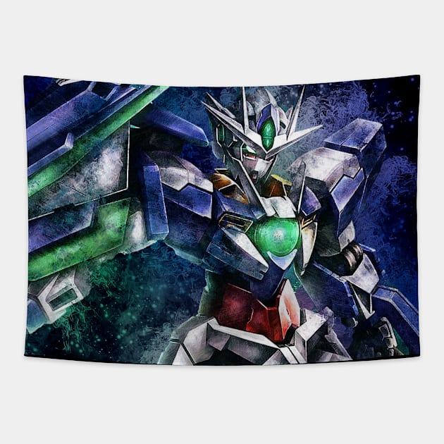 exia gundam Tapestry by NiceAndBetter Studio.