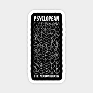 Psyclopean - Necronomicon - Book of Fifty Names Magnet