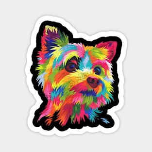 Dog cute puppy water color Magnet