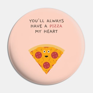 A Pizza My Heart Pin