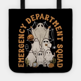 Er Nurse Vintage Halloween Spooky Emergency Department Squad Tote