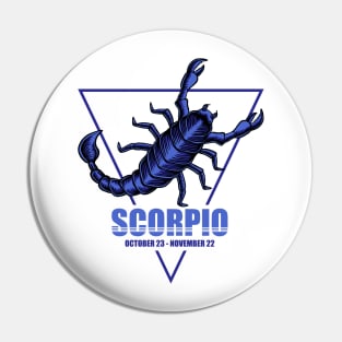 Scorpio Zodiac Symbol Horscope Pin