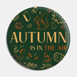 Autumn is in the air (outline) Pin