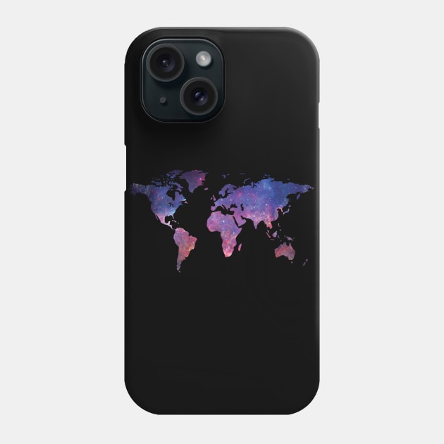 Galaxy Map Phone Case by MysticMagpie