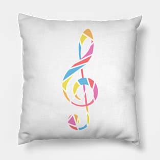 Treble Clef Pillow