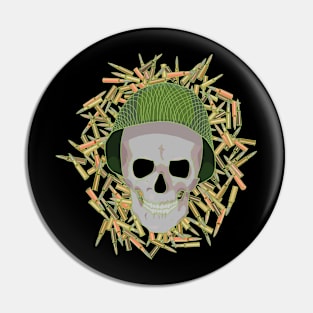 Skull of War Pin