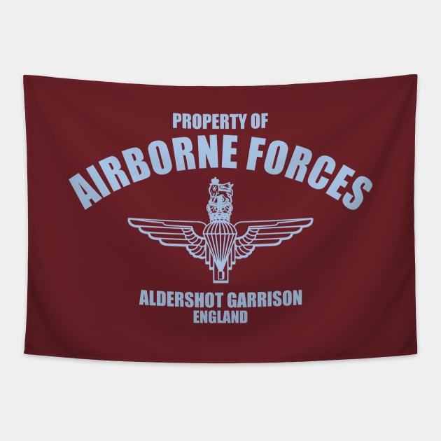 Property of Airborne Forces - Aldershot Garrison Tapestry by TCP