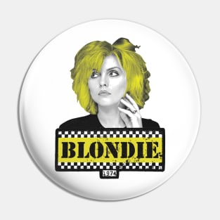 Vintage BLONDIE 1974 YELLOW Pin