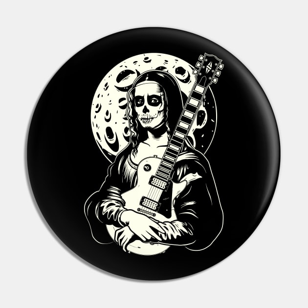 Mona The Guitar Player Pin by sarahwolffie