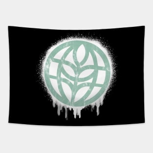 The Land Spray Paint Tapestry