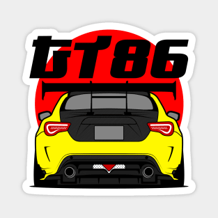 Tuned GT86 Rear Yellow Magnet