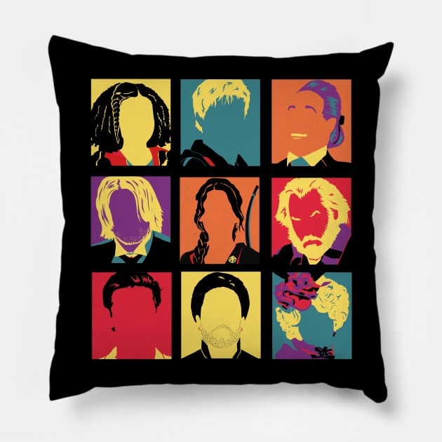 Hunger pop Pillow by Edwoody