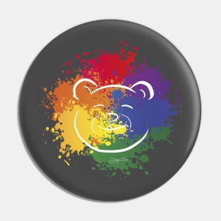 Pride Colors Bear 2016 Pin