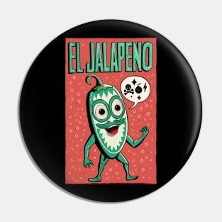 Lucha LIbre Jalapeno Pin