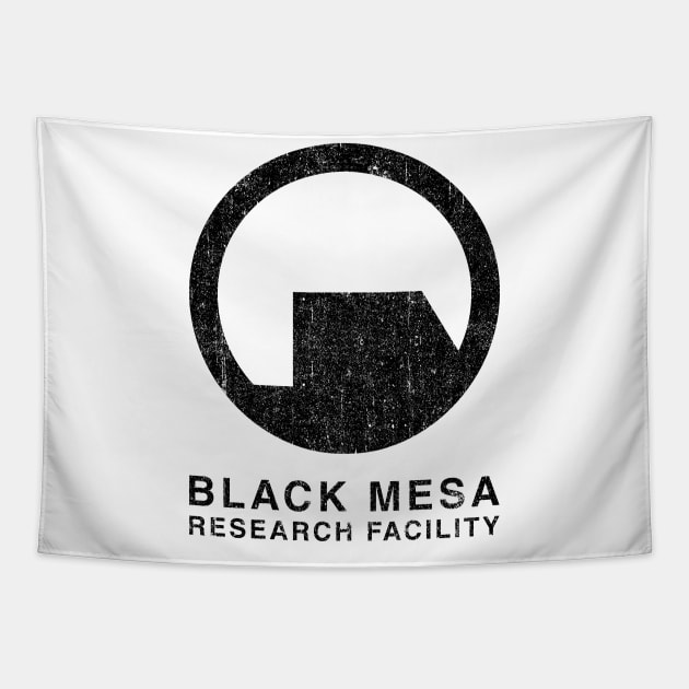 Black Mesa Research Facility (Chest Pocket) Variant Tapestry by huckblade