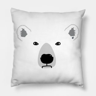 Polar Bear FaceMS Pillow