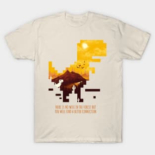 Dino Runner - Google Chrome Browser Game Classic T T-Shirt