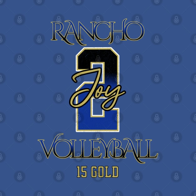 Joy #2 Rancho VB (15 Gold) - Blue by Rancho Family Merch