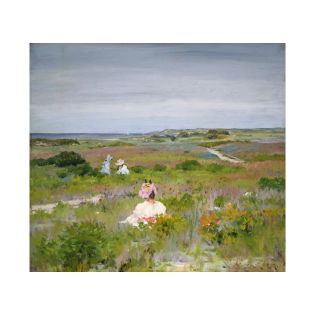 Landscape: Shinnecock, Long Island by William Merritt Chase by Classic Art Stall