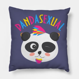 Pansexual Pride Panda Pillow