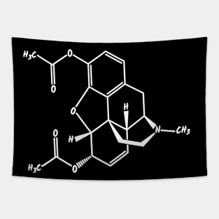 Heroin Molecule Tapestry