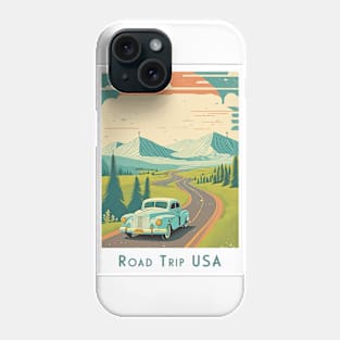 Retro Vintage Road Trip USA Phone Case